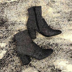Brand new glitter booties size 5 American Eagle Outfitters